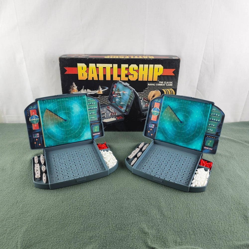 Vintage Battleship The Classic Naval Combat Game (1998) by Milton Bradley